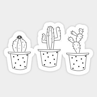 Cacti Friends Sticker